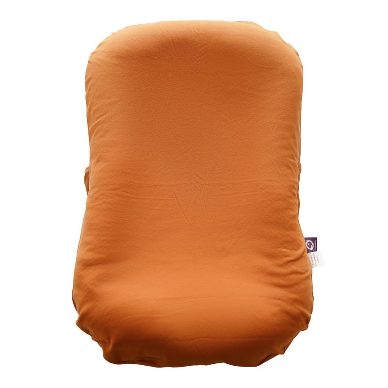 CooCooBaby Organic Infant Lounger Cover, 100% Organic Cotton | Cover Only (Golden Brown) - Image 3